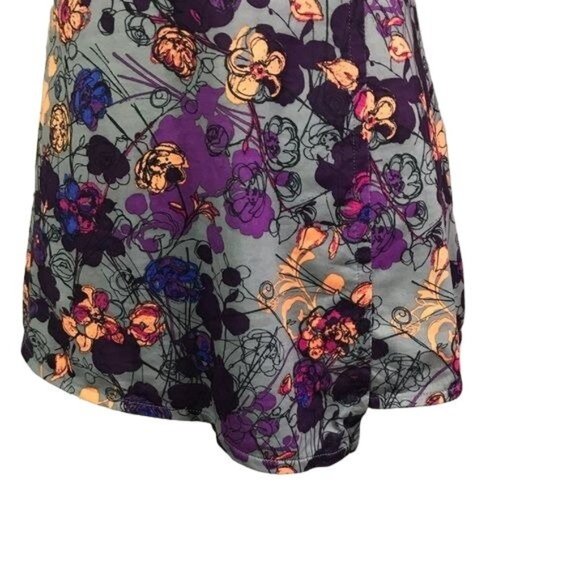 REI 2 floral active tank purple - Picture 3 of 7